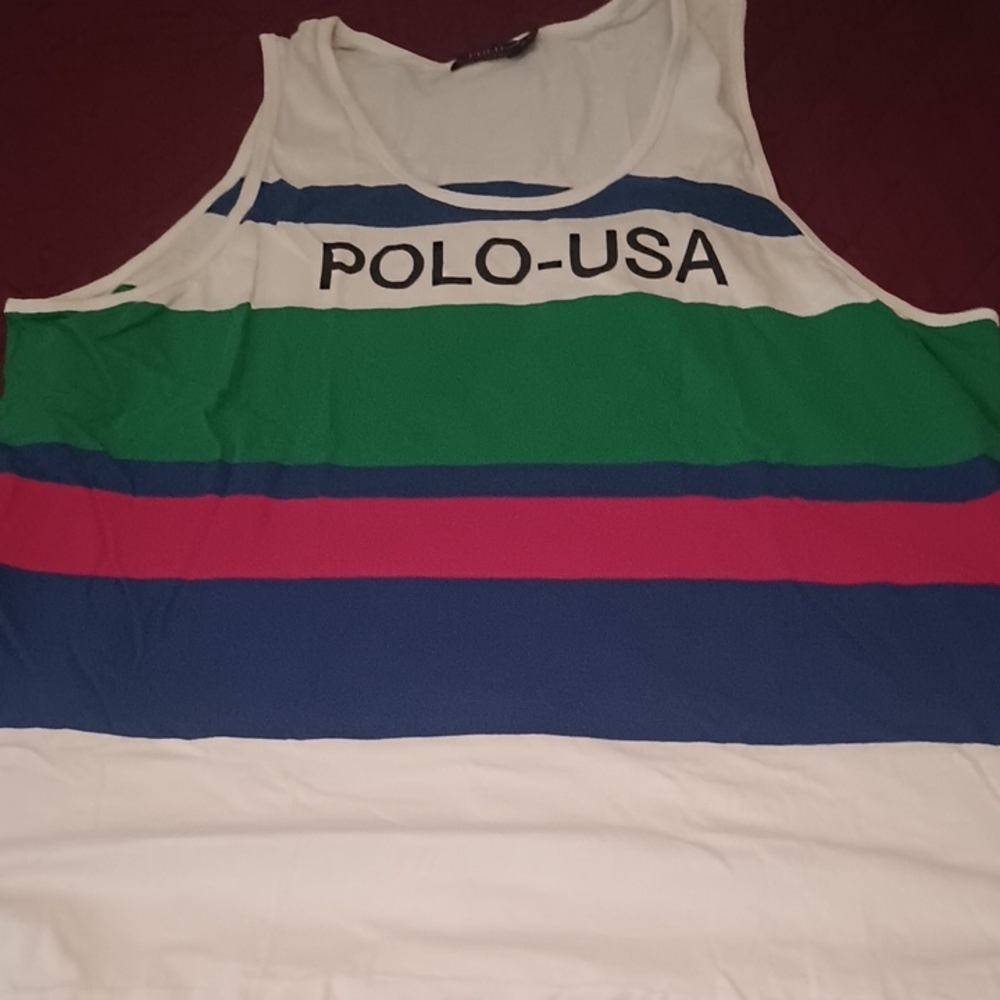 Polo by Ralph Lauren Multicolor Striped Tank Top